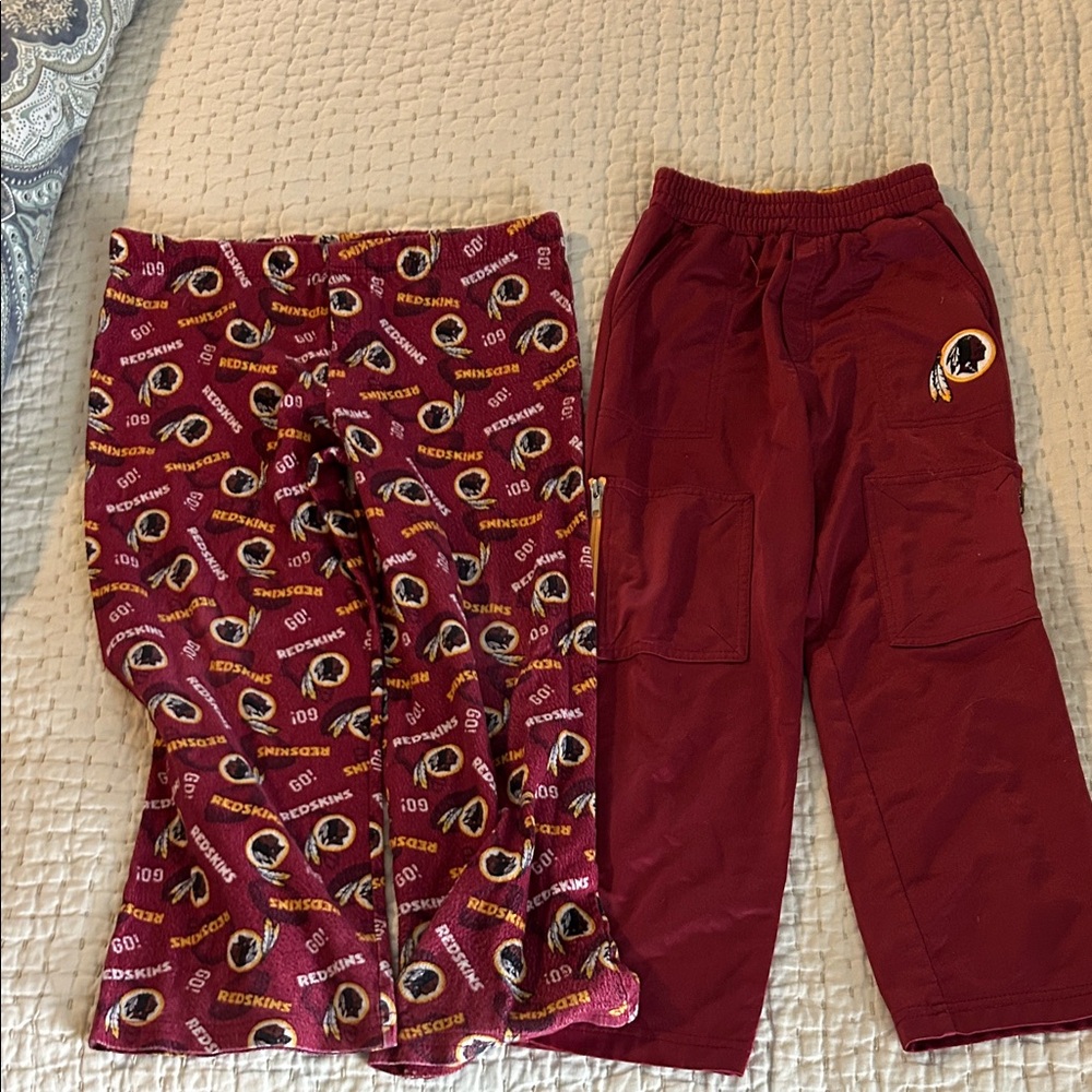 Redskins Themed Pajama and Sweatpants Set